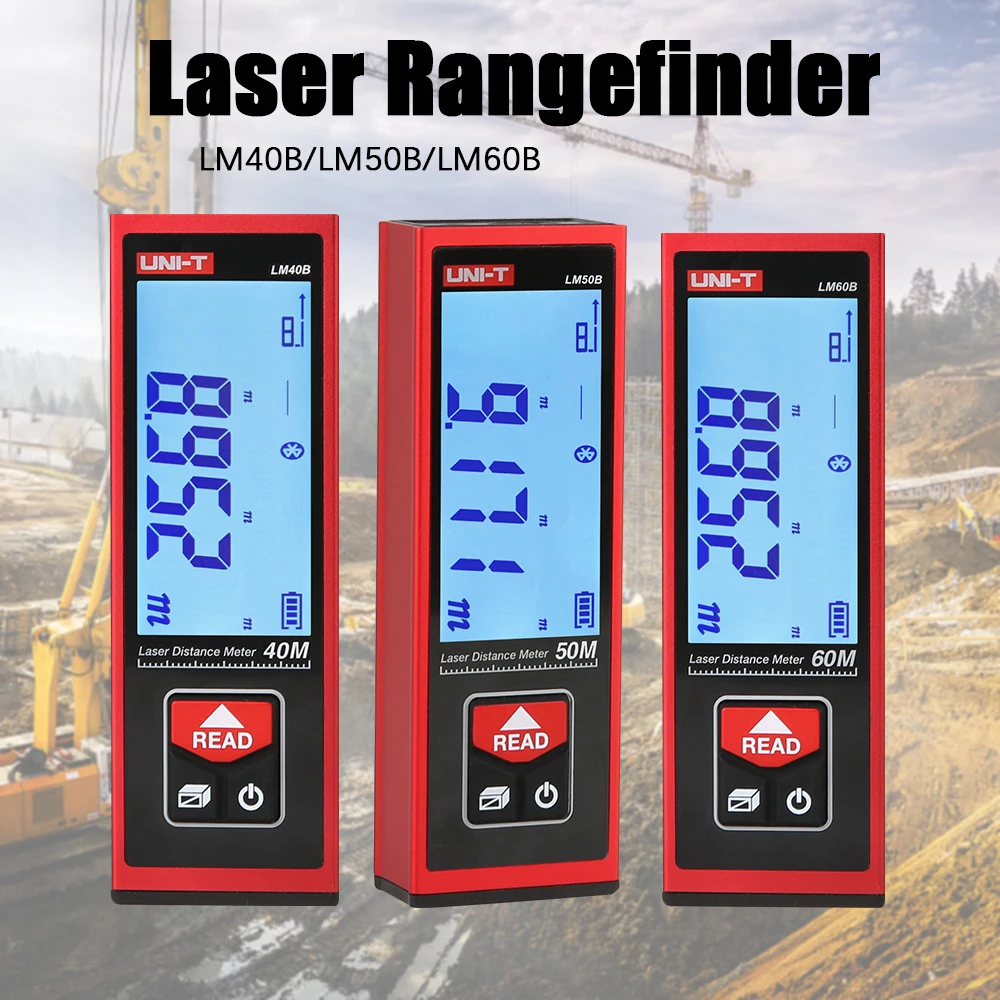 

Миниатюрный дальномер LM60B LM50B LM40B с Bluetooth высокоточная электронная линейка для строительства комнаты Запчасти для измерительных инструмент...