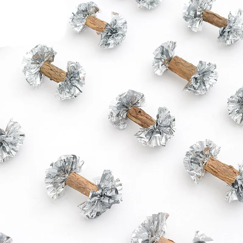 

Cat Dental Treats Chew Sticks With Squeaky Papers On The Dual Ends Interactive Durable Pet Toys