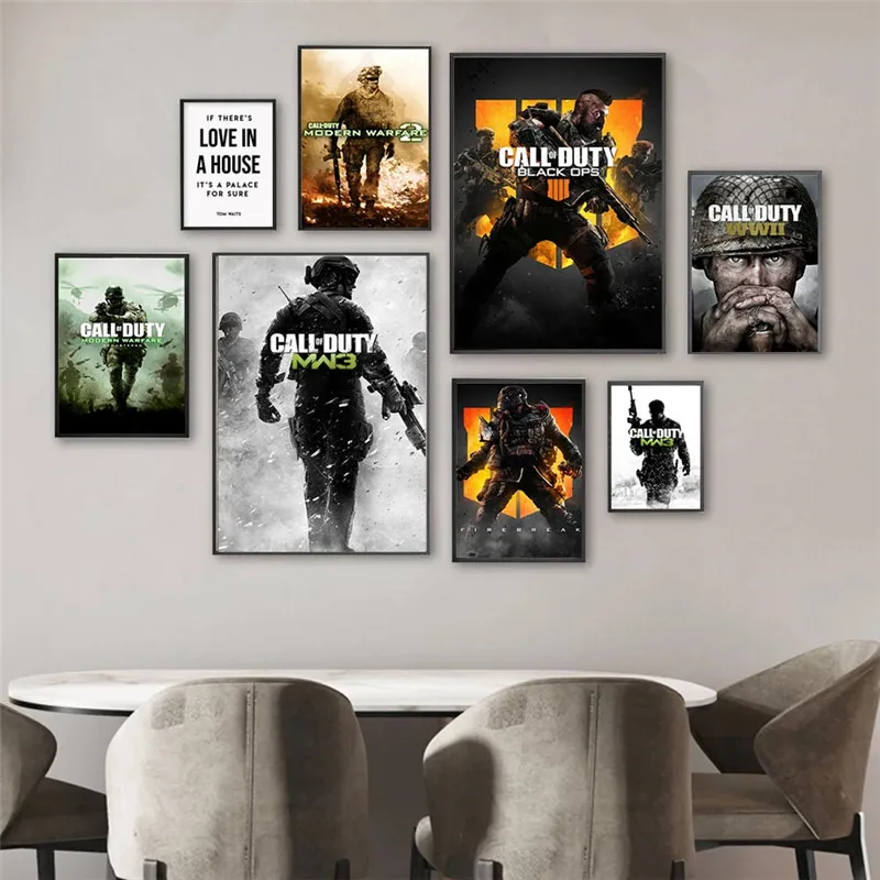 

CallofDuty Modern Warfare Wall Art Canvas Poster And Print Canvas Painting Decorative Picture For Bedroom Home Decor