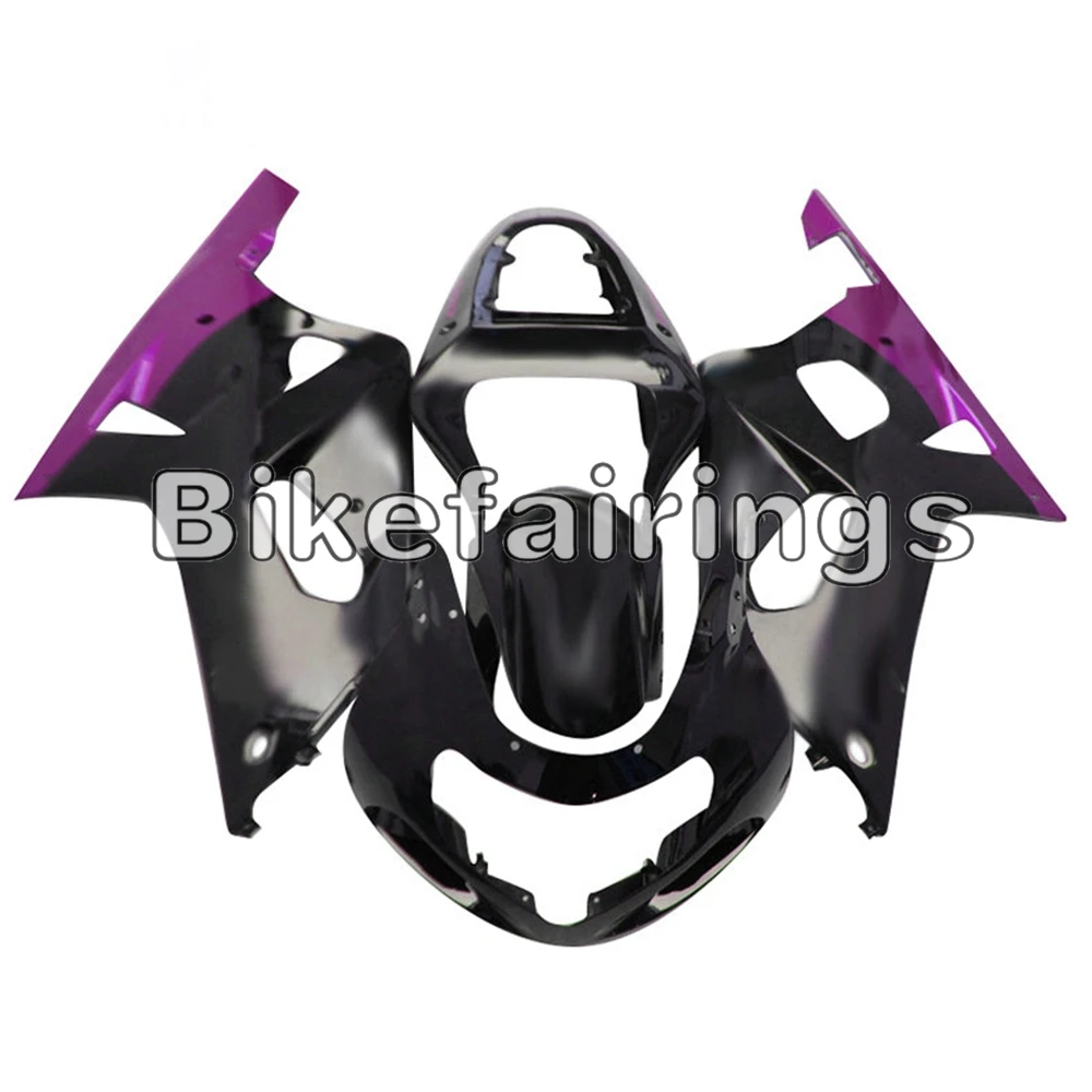 Матовые черные и фиолетовые низкие Обтекатели для Suzuki GSXR600 GSXR750 K1 gsxr 2000 2001 2002 2003 ABS