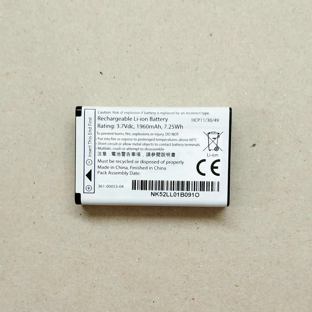 Оригинальный аккумулятор Ansheng 3 7 в 361 Вт ч 00053 00/04 1960 2000 650 мА/ч для Garmin Montana 600