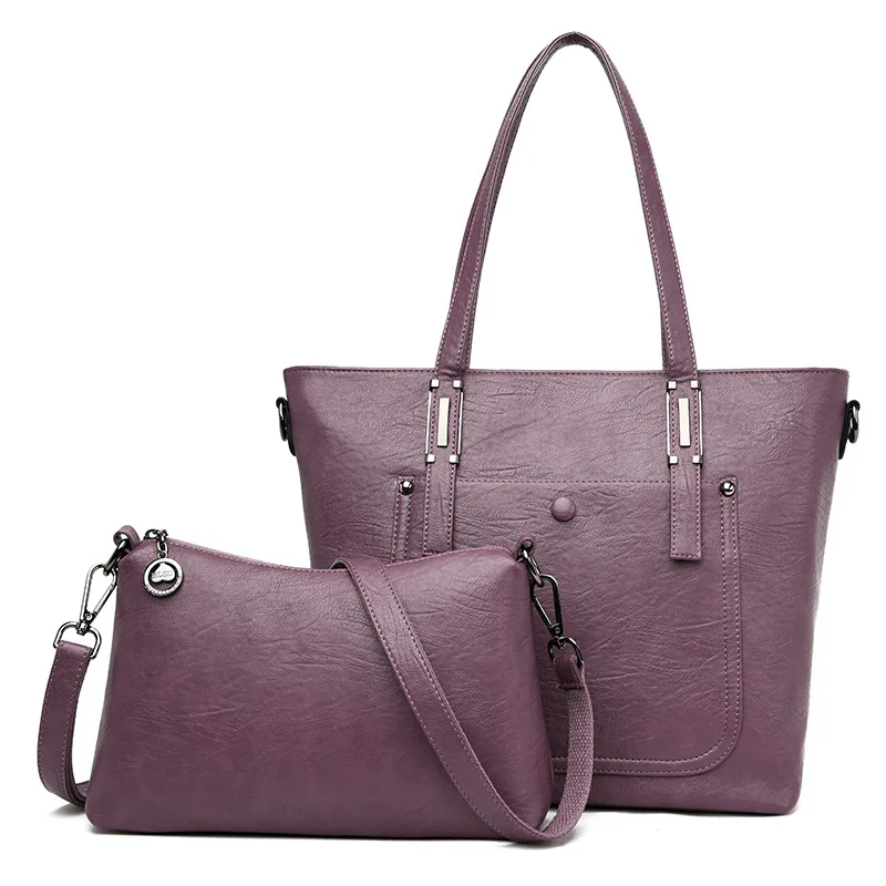 

Women's 2021 new Korean fashion PU mother bag large capacity shoulder diagonal handbag