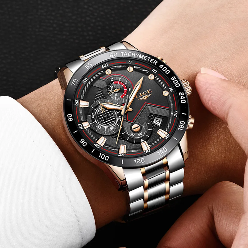 Montre Homme LIGE мужские s часы лучший бренд класса люкс военные спортивные часы мужские водонепроницаемые кварцевые наручные часы Relogio Masculino