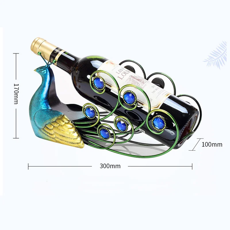 

European creative wine rack ornaments modern simple personality wine bottle rack wine cabinet decorations ornaments