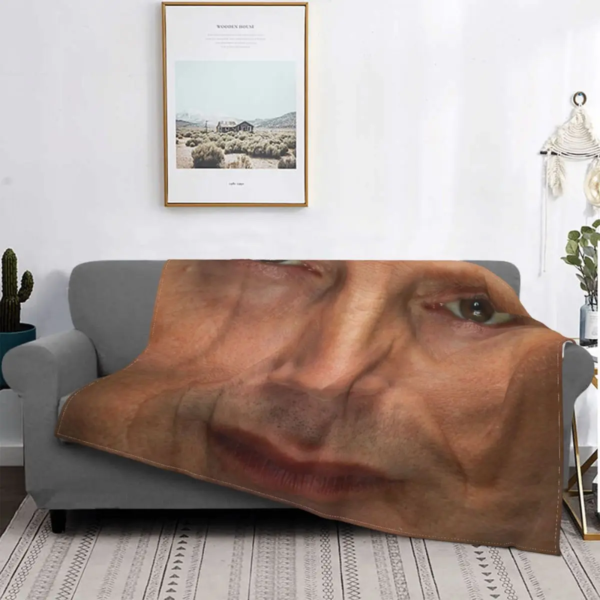 

Mads Mikkelsen-colcha a cuadros para cama, manta Heat MICA, 150