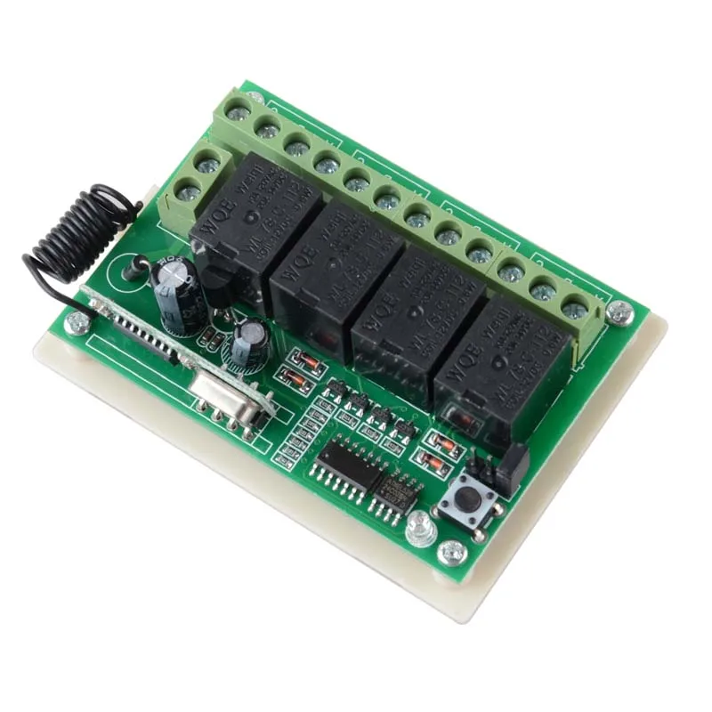 DC 5V 12V 4-канальный беспроводной пульт дистанционного управления 433Mhz RF