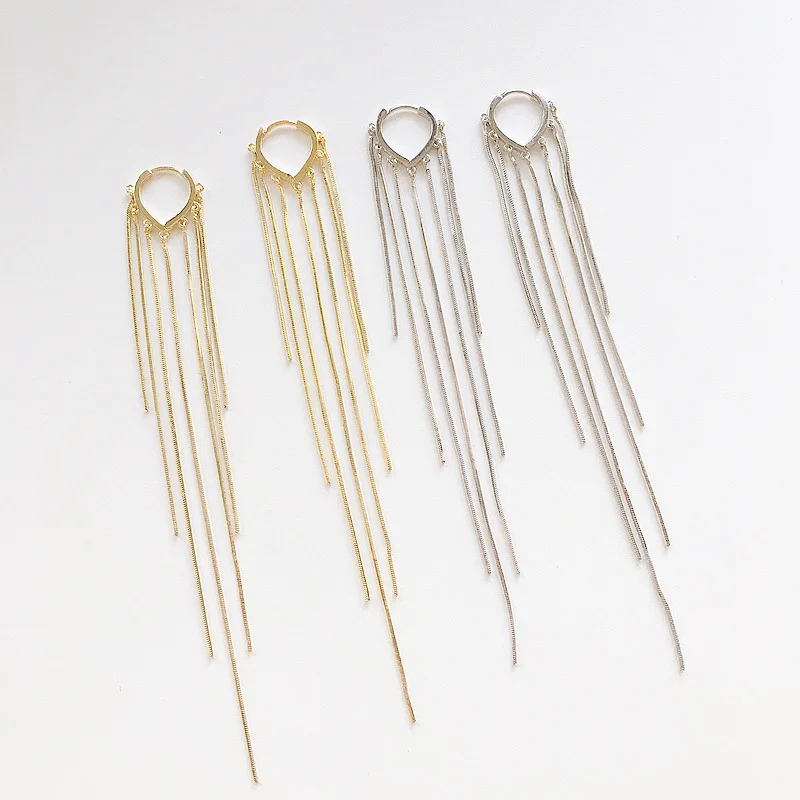 

Personality snake bone chain tassel long earrings exaggerated fashion earrings jewelry earrings women