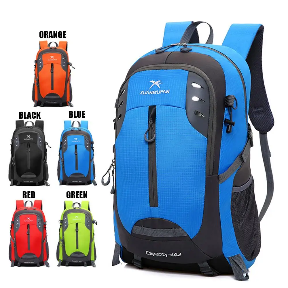 

Practical Mountaineering Backpack Travel Bag Folding Backpack Polyester Outdoors Cycling Unisex Sports Camping