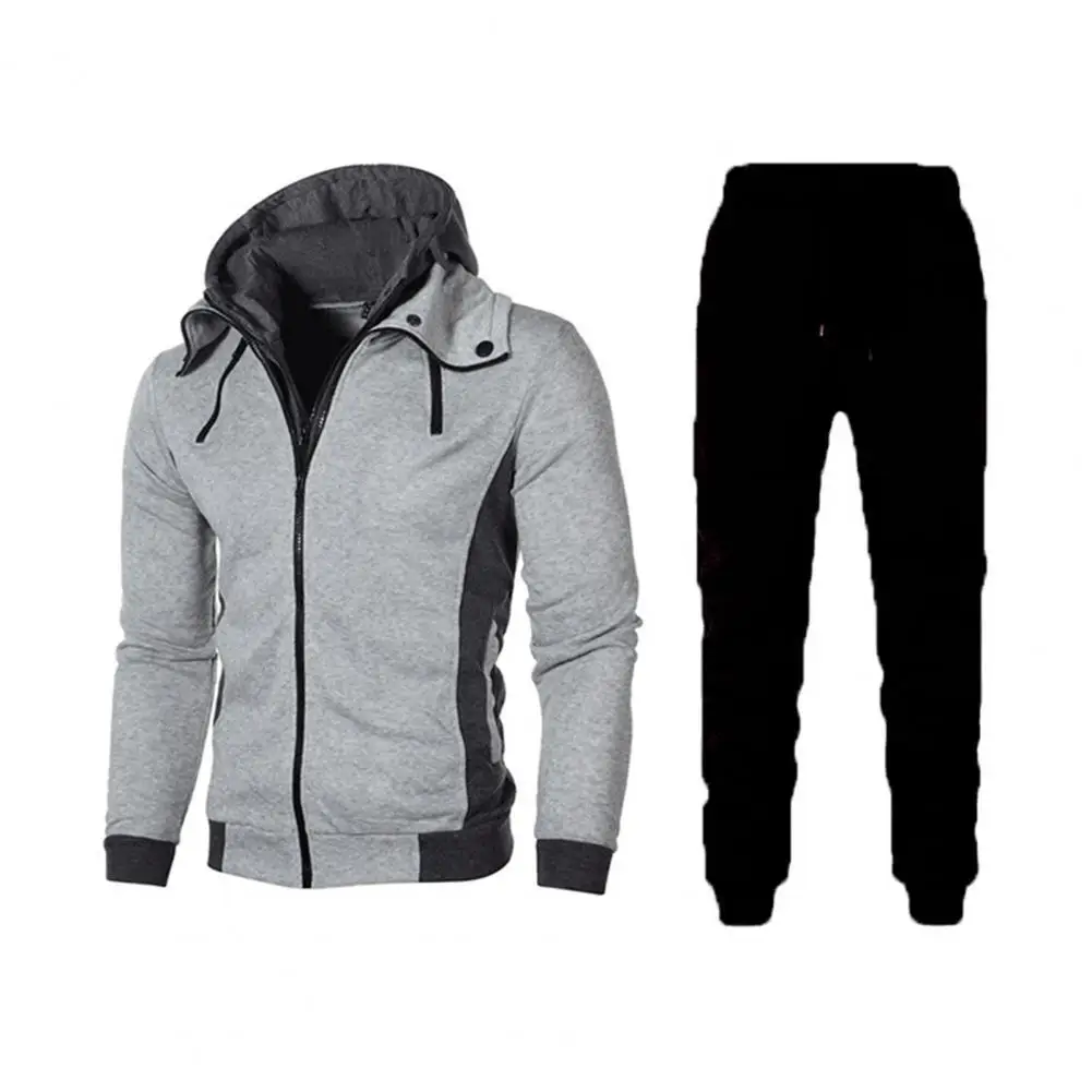 

1 Set Hoodie Pants Set Running Sets Sport Suit Sportswear Sweatshirt +Sweatpants Thick Sweatshirt Drawstring Sweatpants Camping