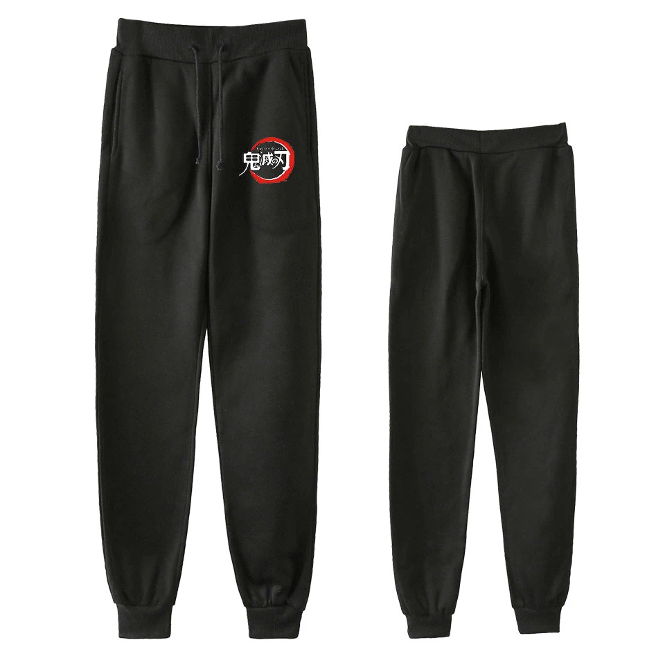 

Demon Slayer Fashion Anime Two Piece Set Women/Men Long Sleeve Hoodies+Jogger Pant 2020 Hot Sale High-Quality Streetwear Clothes