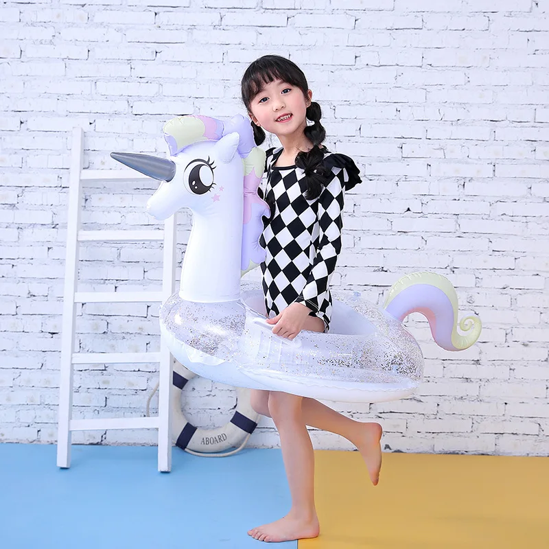 Надувной фламинго детский поплавок кольцо 2020 лето новый водный бассейн игрушки