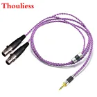 Балансный кабель для наушников Thouliess 2,53,54,4 ммXLR, посеребренный для auэтого LCD-3 LCD3 LCD-2 LCD2 LCD4 LCD-4