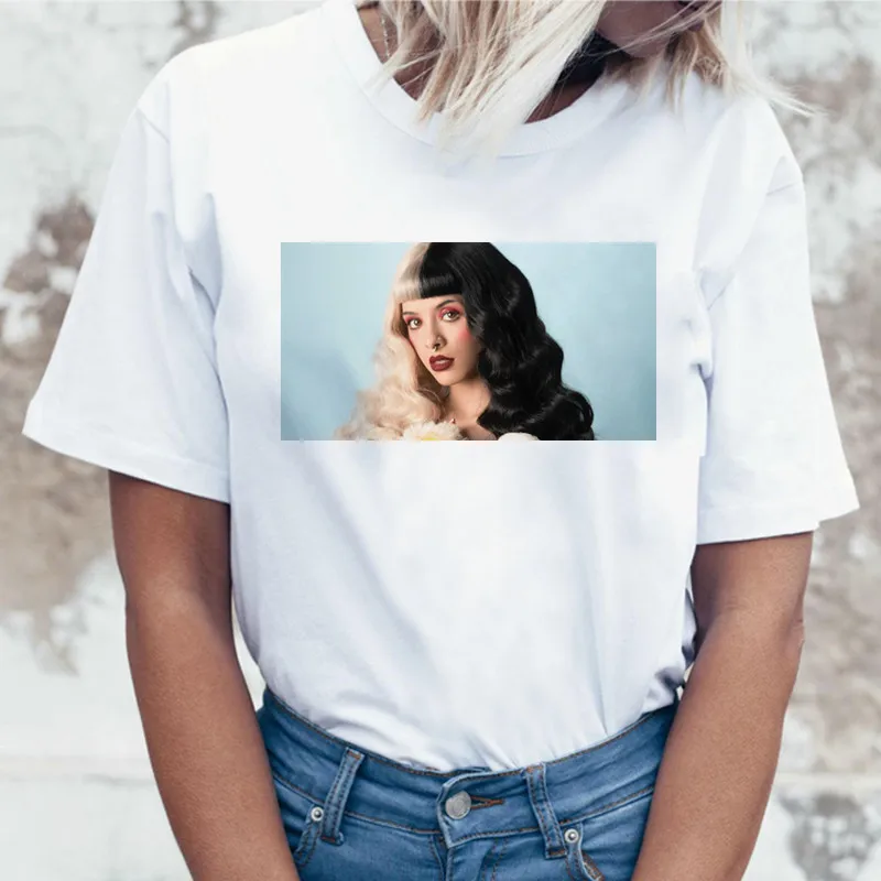 

Cry Baby Melanie Martinez Printed Fashion Tops O Neck T-Shirt Ladies summer casual short sleeves Funny Harajuku Aesthetic
