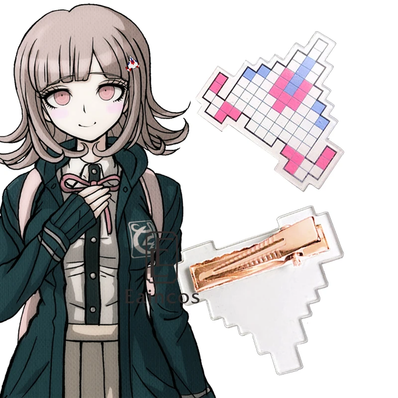 Аниме Danganronpa Chiaki Nanami зажим для волос супер ботинки косплея данганронпа Уганда
