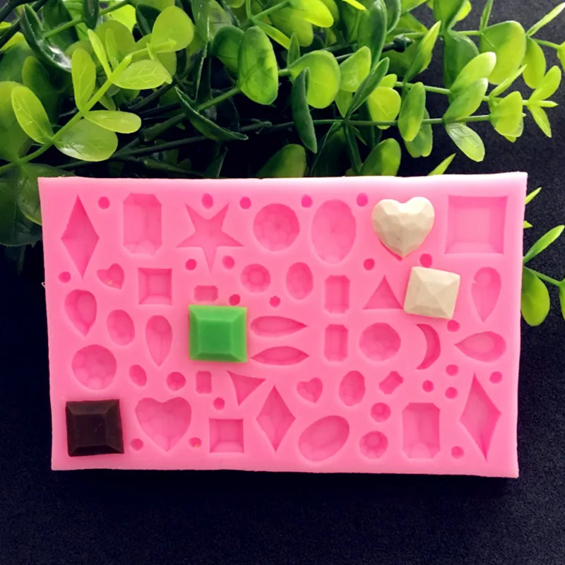 Силиконовые формы для эпоксидной смолы форма помадки торта геометрия алмаз