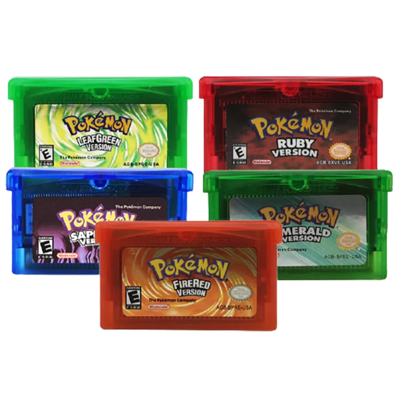 

Игровая карта Pokmon Ndsl Gb Gbc Gbm Gba Sp, игровая карта 5, классические Покемоны, драгоценные камни, электронные игровые карты, Коллекционирование игр...