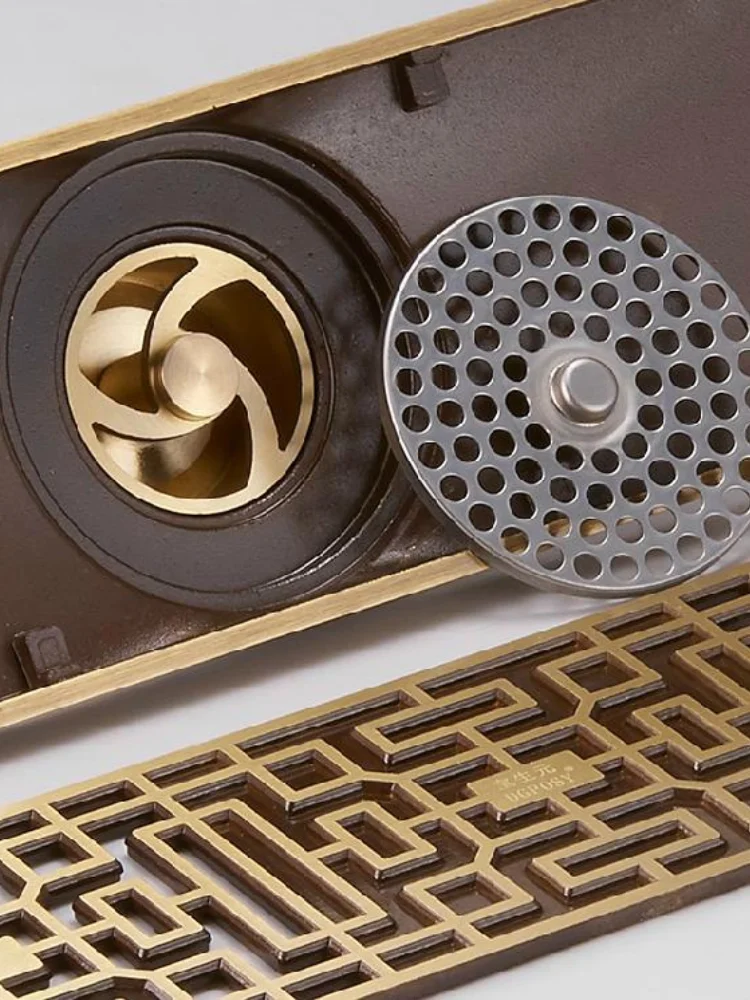 Линейный слив в ванную комнату 8 х20 х30 см | Обустройство дома