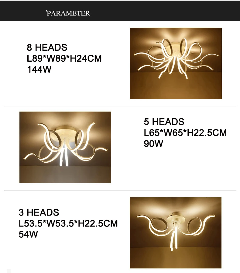 Современные светодиодные люстры для гостиной освещение спальни столовой дома