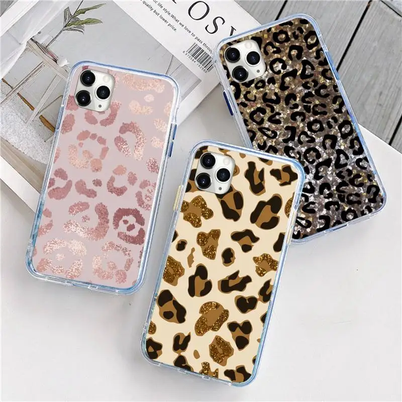

Leopard Phone Case For iphone 12 5 5s 5c se 6 6s 7 8 plus x xs xr 11 pro max mini