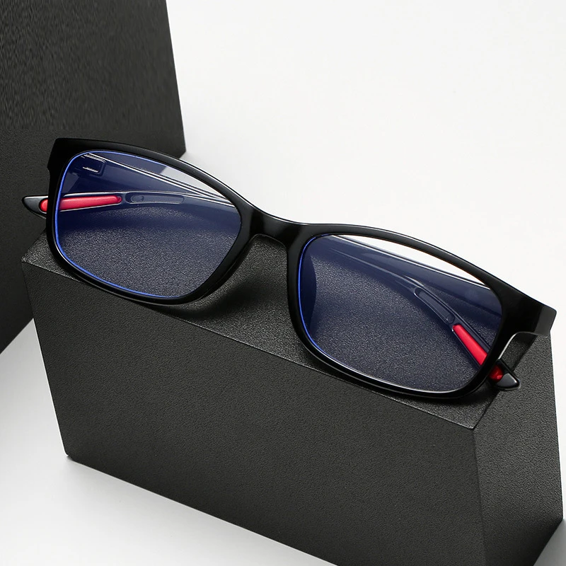 

Anti blue light Reading Eyeglasses Men women simple square Vintage Reading Glasses Light Weight fashion Presbyopic glasses +1 +2