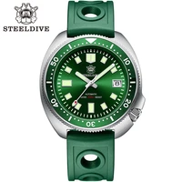 steeldive design sd1970 brand 44mm dive watch japan nh35 ceramic bezel super bgw9 c3 luminous 200m waterproof mens wristwatch