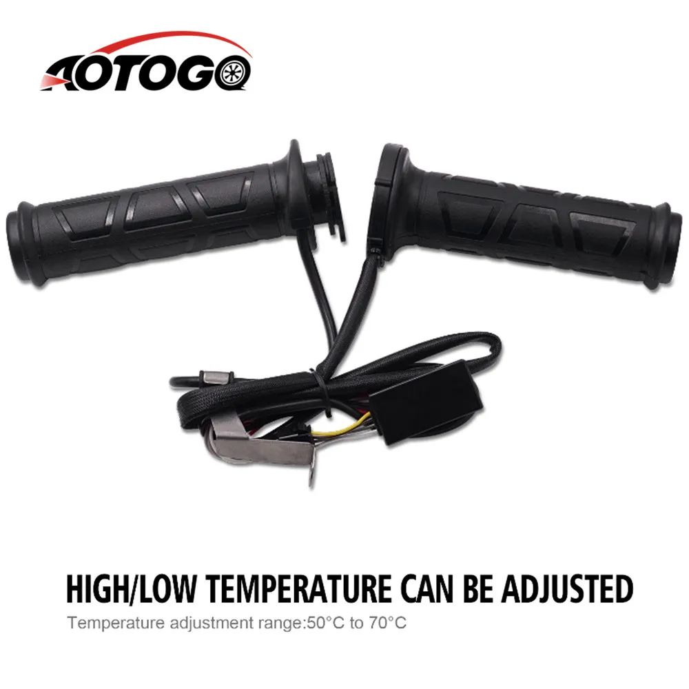 Мотоциклетные ручки с электрическим подогревом ручные Грипсы регулируемой