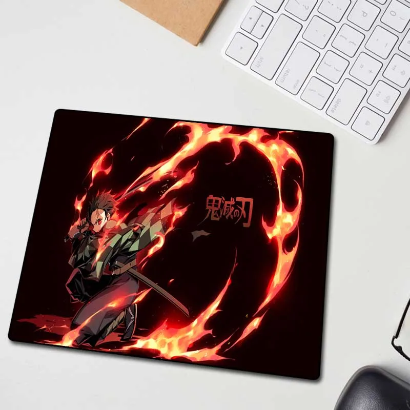 XGZ большой коврик для мыши Черный замок край аниме Demon Slayer Kimetsu No Yaiba HD компьютерный стол коврик резиновый нескользящий 900x400/600x300 Xxl