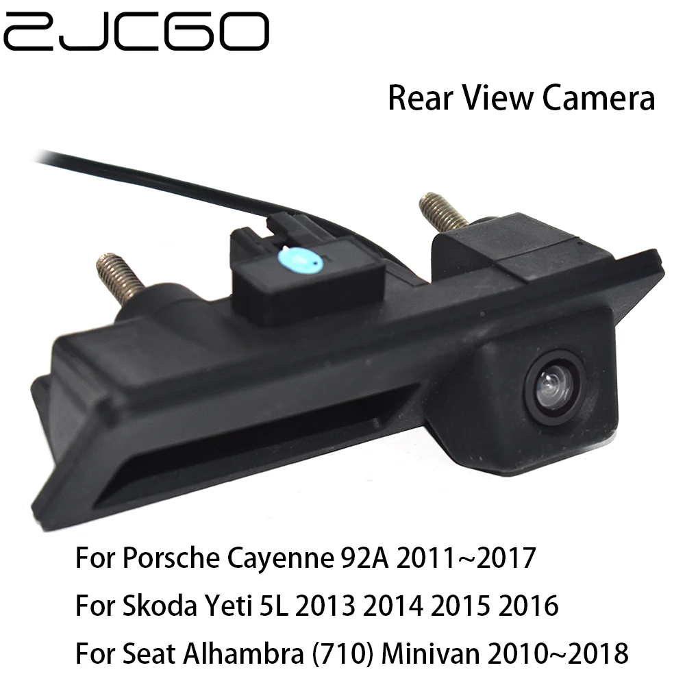 Камера заднего вида ZJCGO HD CCD камера для парковки багажника Porsche Cayenne 92A Skoda Yeti Seat