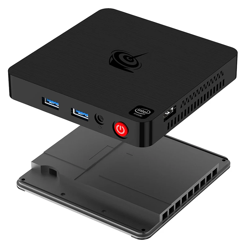 Настольный мини ПК Beelink T4 Intel Atom Quad Core 4K HD 4 Гб + 64 ГБ 2 ГГц 5 8 Wi Fi 1000M BT4.0 поддержка HDMI