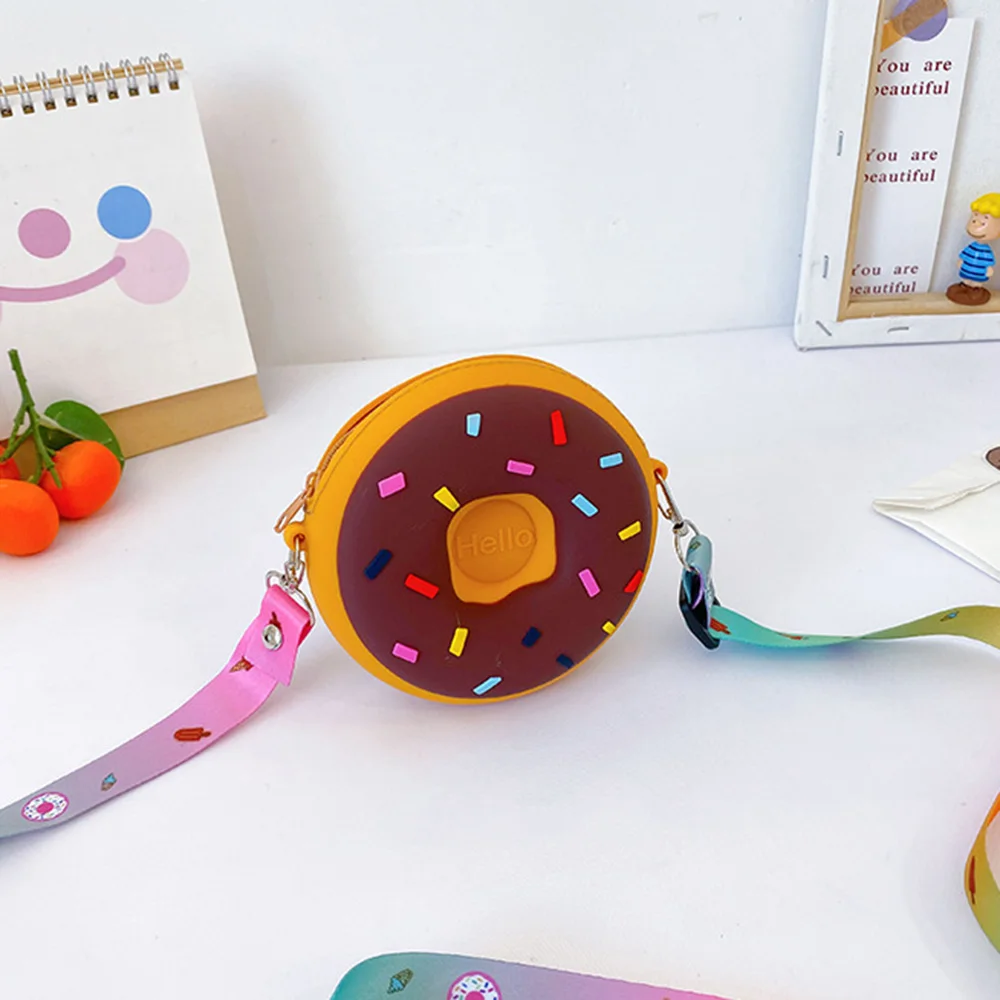 Силиконовая мини сумка для мальчиков и девочек детская сумки через плечо