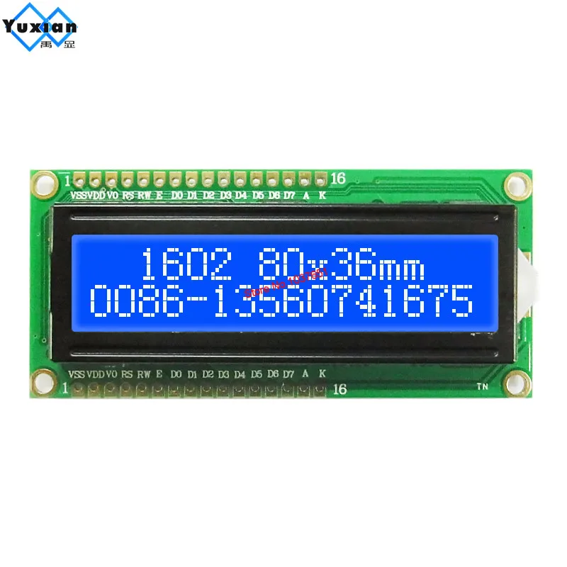 Модуль ЖК дисплея 2. 0 16x2 1602a двойной pin up dowm 16pin|module|module displaymodule lcd |