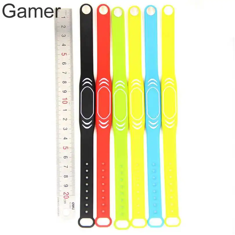125Khz ID EM4100 TK4100 Adjustable Waterproof Wristband Band Bracelet RFID Token Tag Keyfob Access Control Many Color Select 1 |