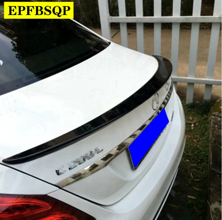

For W205 Spoiler 2015-2018 ps Mercedes-Benz W205 C-class coupe Spoiler ABS plastic Material Car Rear Wing Color Rear Spoiler