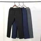 Мужские утепленные тренировочные брюки, на зиму, 2019, размера плюс, S-5XL