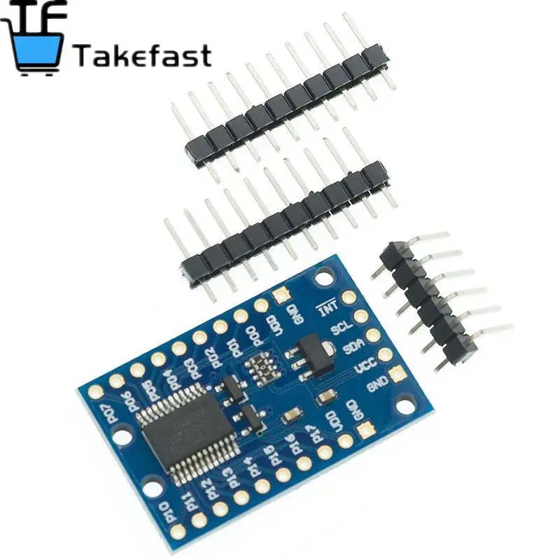 Плата расширения порта ввода-вывода PCF8575 10 шт. 2 5-5 5 В постоянного тока I2C