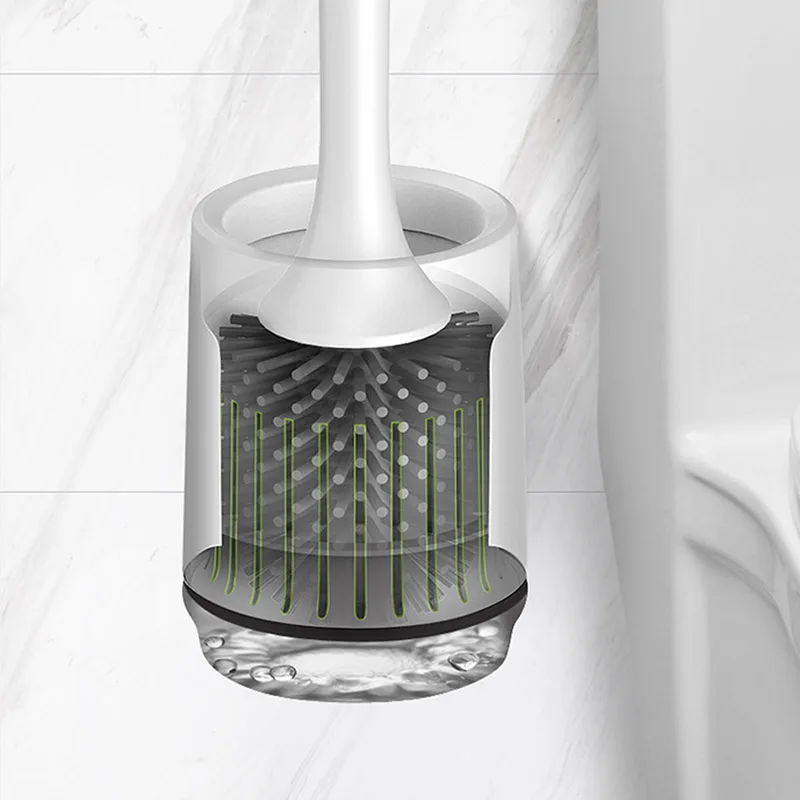 GESEW TPR простая туалетная щетка напольная настенная Чистящая Щетка аксессуары для