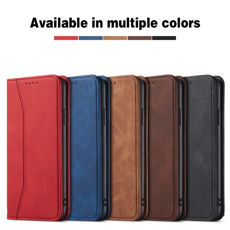 

Leather Flip Case for iPhone 6 6s 7 8 SE 2020 11 12 Mini Pro Max PLUS X XS XR Luxury Wallet Cards Stand Phone Bags Cover