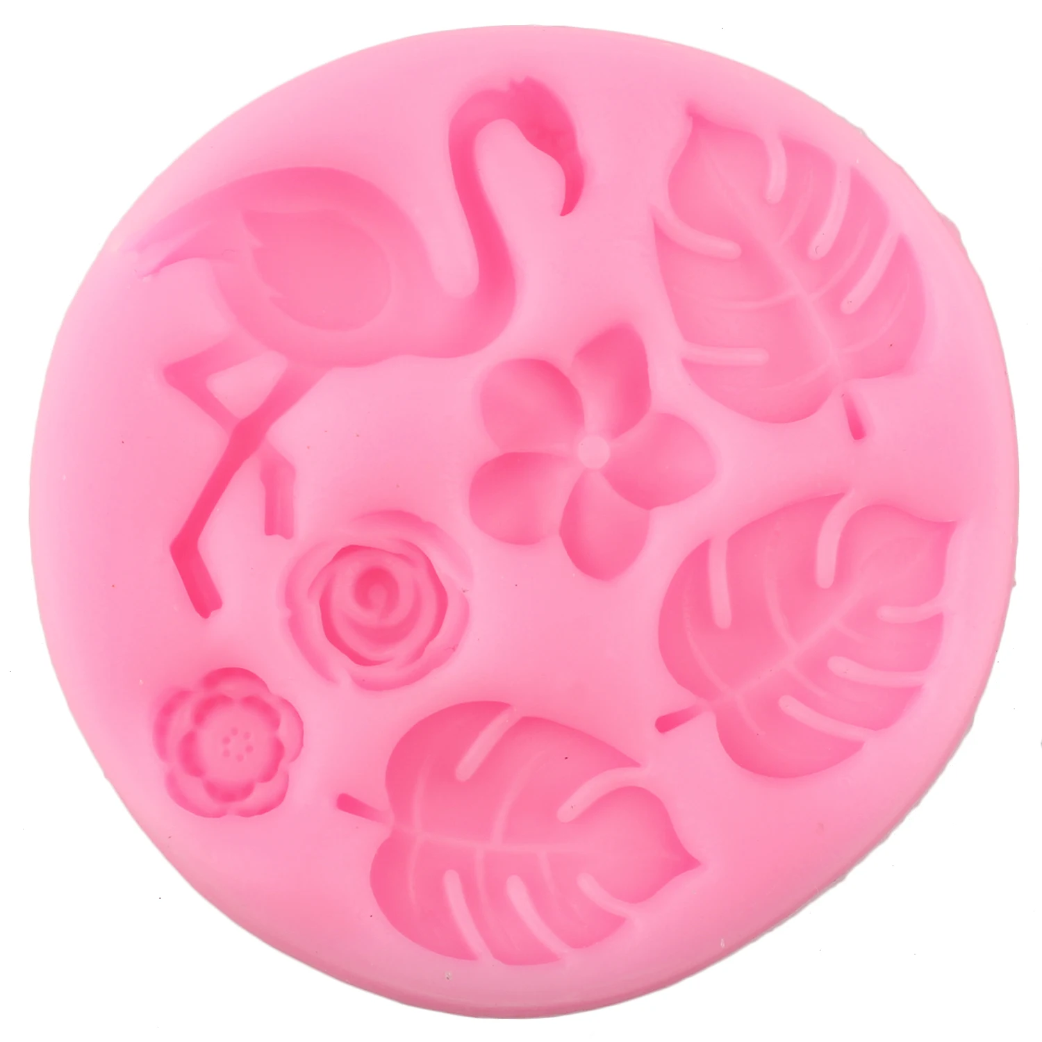 3D Фламинго Роза Силиконовые формы черепаха листьев Fondant Mold детский наряд для дня