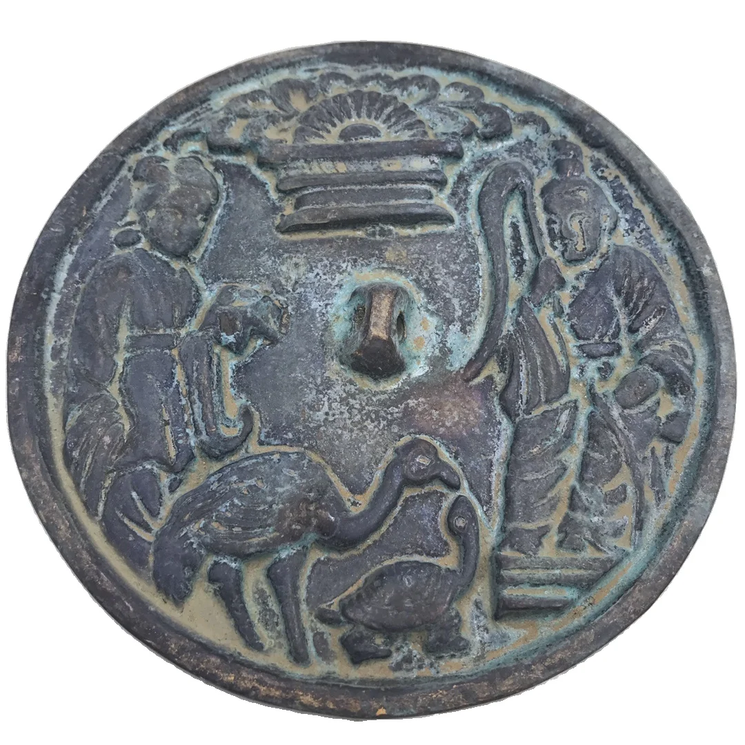 

Бронзовое зеркало Laojunlu, имитация античной бронзы, коллекция шедевров, ювелирные изделия в традиционном китайском стиле