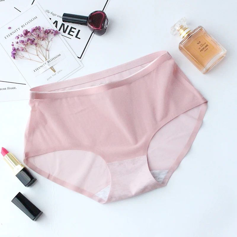 Женские сексуальные кружевные трусики бесшовное нижнее белье трусы нейлон шелк