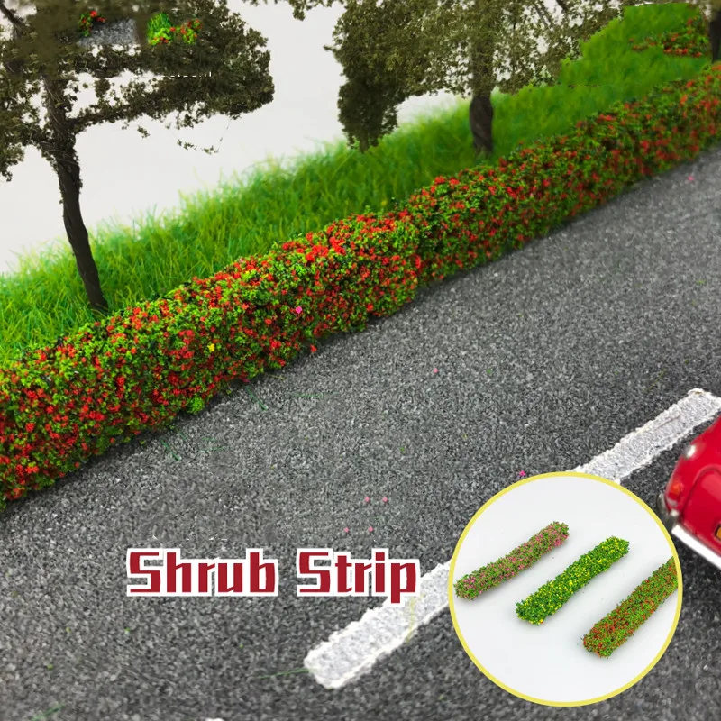 Миниатюрная модель стола 4 шт./лот изгородь из травяных полосок с зеленым песком