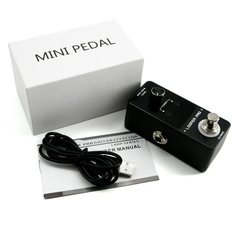 CUVAVE LOOPER PRO Guitar Loop Pedal 9 Loops Total 40 Minutes Recording Time Unlimited Overdubs With Tuner Function |