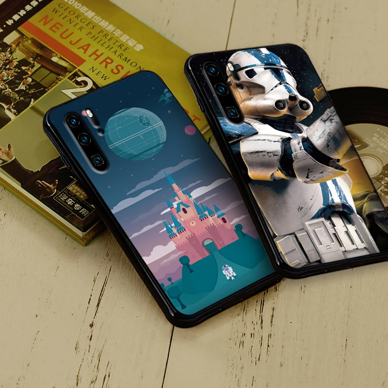 Йода мультфильм робот Черный силиконовый чехол для huawei Y6 Y7 Y9 Prime 2018 2019 Nova 2i 3 4 3i Lite