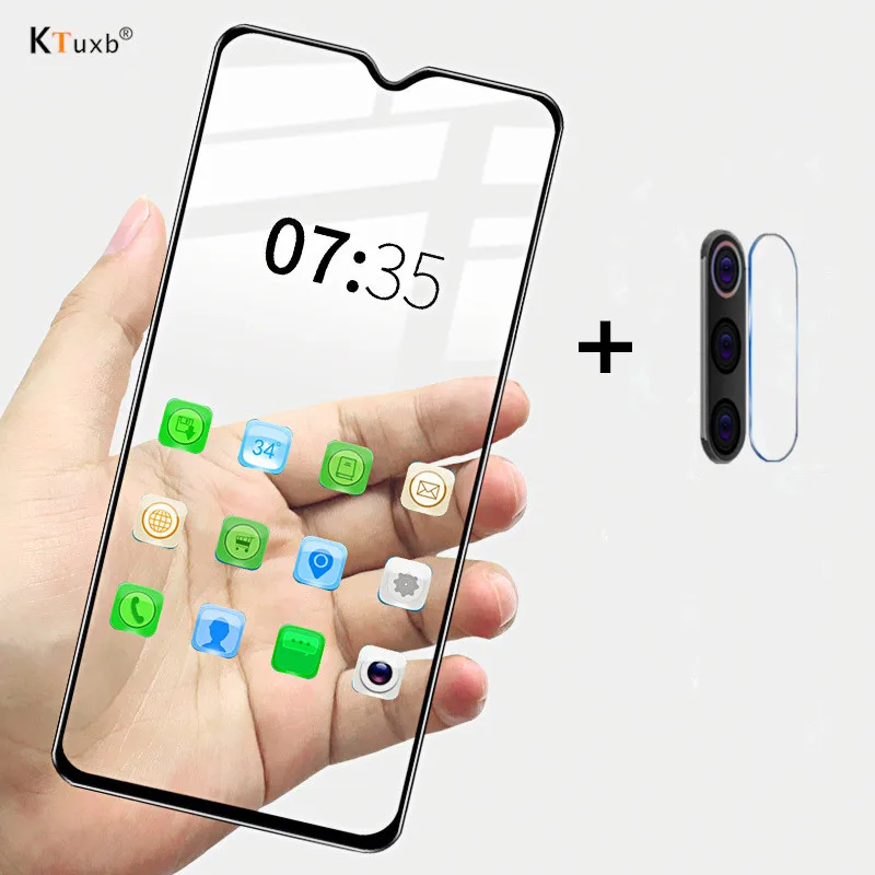 Защитное стекло для экрана и камеры Xiaomi A3 Lite Redmi K30 7 7A 8 8A Note 6/7/8 Pro 8T|Защитные стёкла