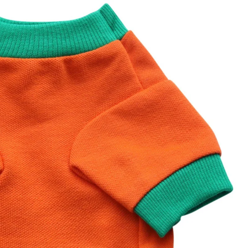 Костюм на Хэллоуин с принтом головы тыквы футболка для собаки рубашка щенка топы