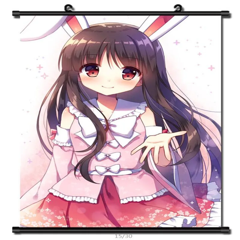 Японские декоративные картины аниме проект TouHou непроницаемый ночной Inaba Tewi