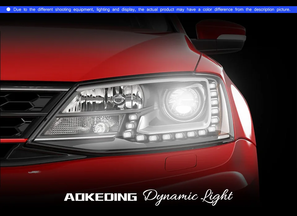 Фары для автомобиля VW 2011- Jetta GLI MK6 DRL дневные ходовые огни Светодиодный Биксеноновая лампа Противотуманные фары, аксессуары для автомобиля