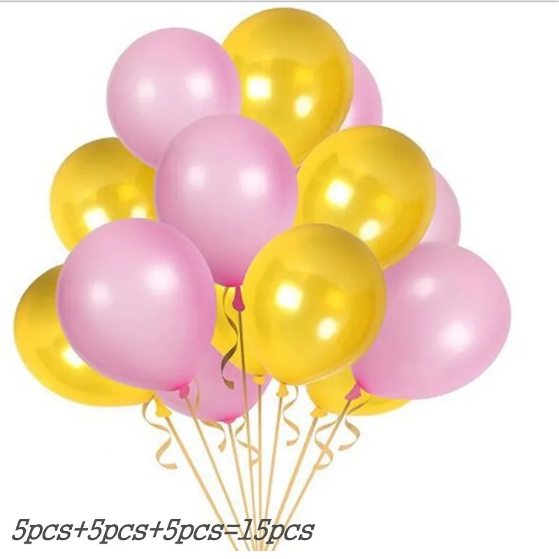 Комплект из 15 предметов для детей 12 дюймов уплотненный воздушный шар набор
