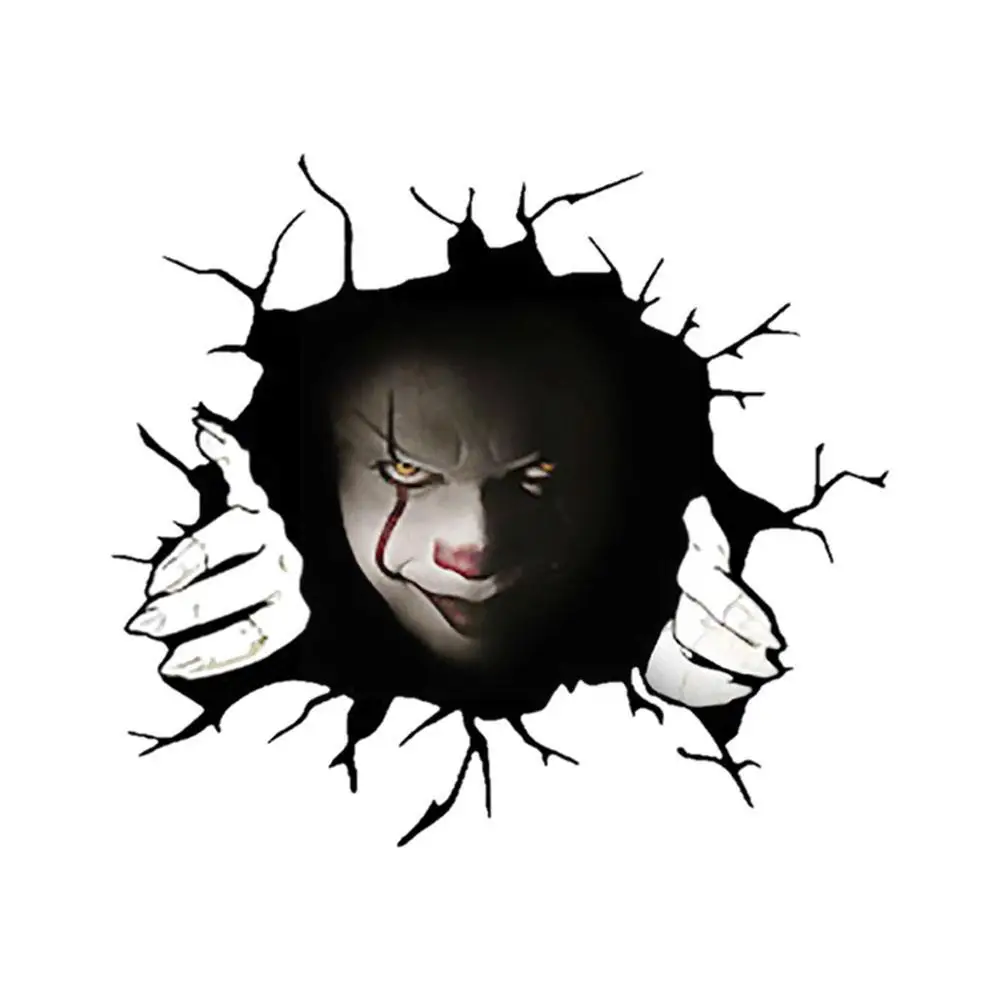 Наклейки на автомобиль в стиле клоуна Джокера аксессуары для наклеек виниловые