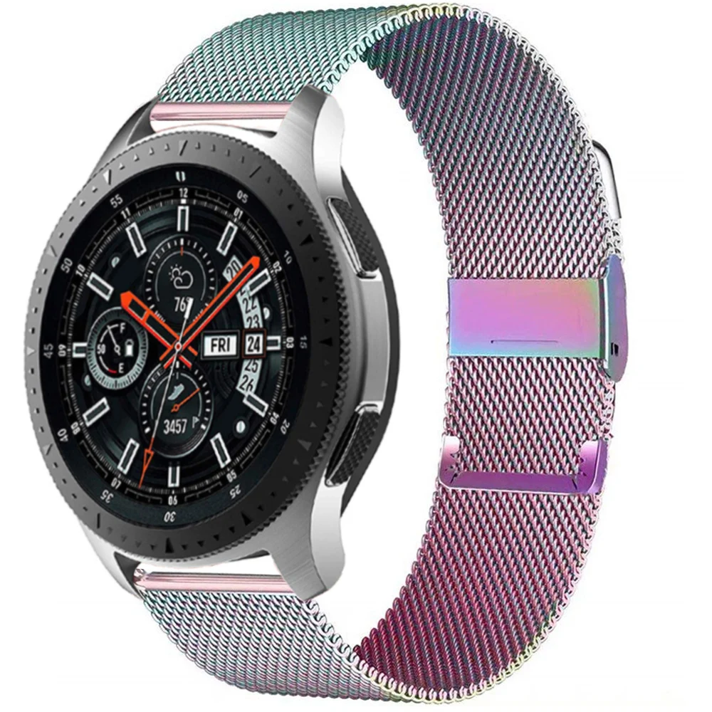 Ремешок Миланская петля для Huawei watch GT 2-2e-Pro браслет Samsung Galaxy 3 45 мм/46 мм/42 мм/Active 2 44 мм